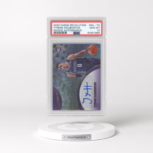 2020 Panini Revolution Rookie Autographs #RA-TH Tyrese Haliburton (PSA 10 GEM MINT)
