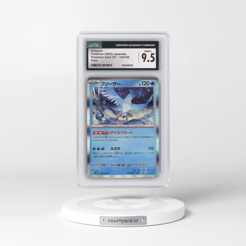 2023 Pokémon Card 151 #144/165 Articuno - Holo (CGC 9.5 MINT+)
