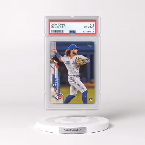 2020 Topps #78 Bo Bichette (PSA 10 GEM MINT)