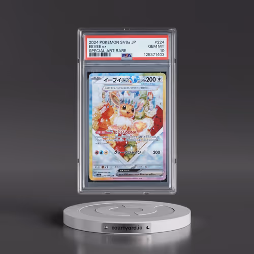 2024 Pokémon Sv8a-Terastal Fest EX #224 Eevee EX - Holo Special Art Rare (PSA 10 GEM MINT)