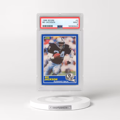 1989 Score #2 Bo Jackson (PSA 9 MINT)
