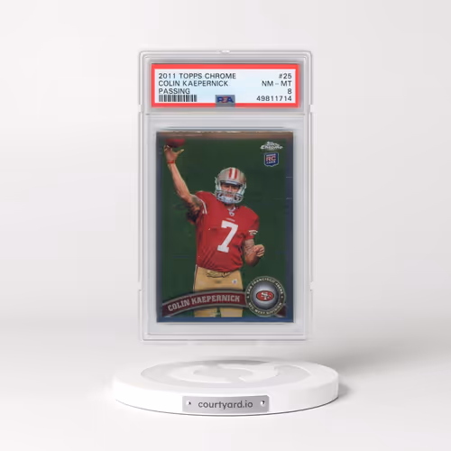 2011 Topps Chrome #25 Colin Kaepernick - Passing (PSA 8 NM-MT)