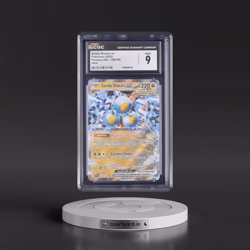 2023 Pokémon Par EN-Paradox Rift #108 Sandy Shocks EX - Holo (CGC 9 MINT)