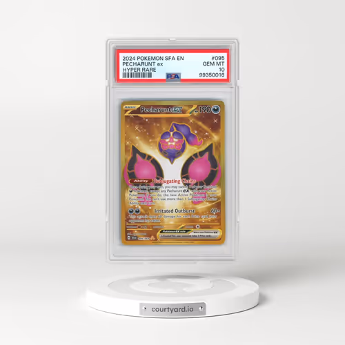 2024 Pokémon Sfa EN-Shrouded Fable #095 Pecharunt EX - Holo Hyper Rare (PSA 10 GEM MINT)