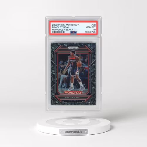 2022 Panini Prizm Monopoly #88 Bradley Beal - Monopoly Black (PSA 10 GEM MINT)