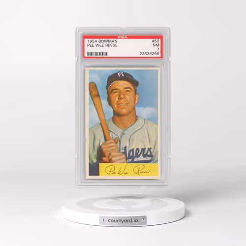 1954 Bowman #58 Pee Wee Reese (PSA 7 NM)