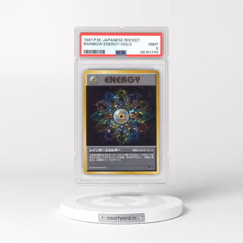 1997 Japanese Rocket Gang Rainbow Energy - Holo (PSA 9 MINT)