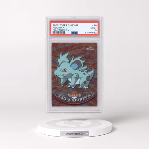 2000 Topps Chrome Pokémon T.V. #30 Nidorina (PSA 9 MINT)