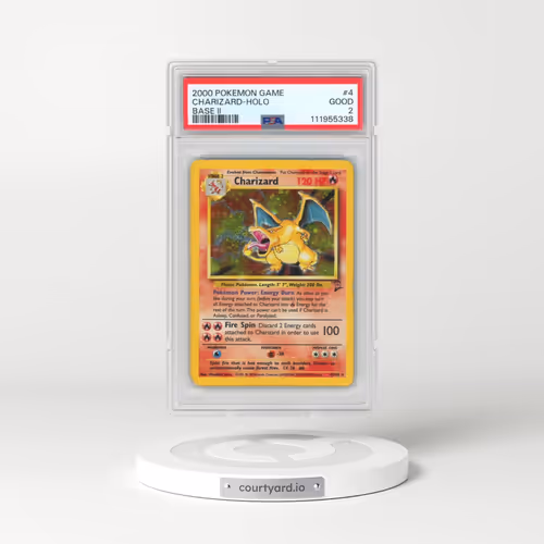 2000 Pokémon Game Base II #4 Charizard - Holo (PSA 2 GOOD)