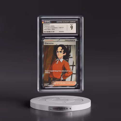 2025 Prismatic Evolutions - PRE EN #138/131 Giacomo - Ultra Rare Holo (CGC 9 MINT)