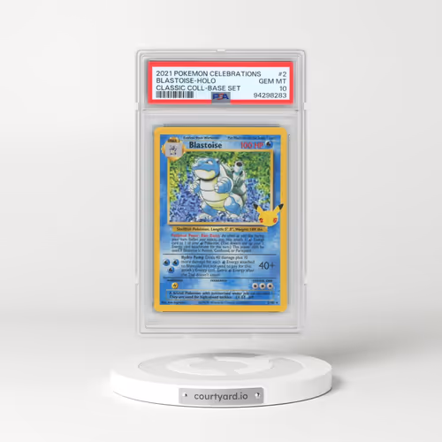 2021 Pokémon Celebrations Classic Collection #2 Blastoise - Holo (PSA 10 GEM MINT)