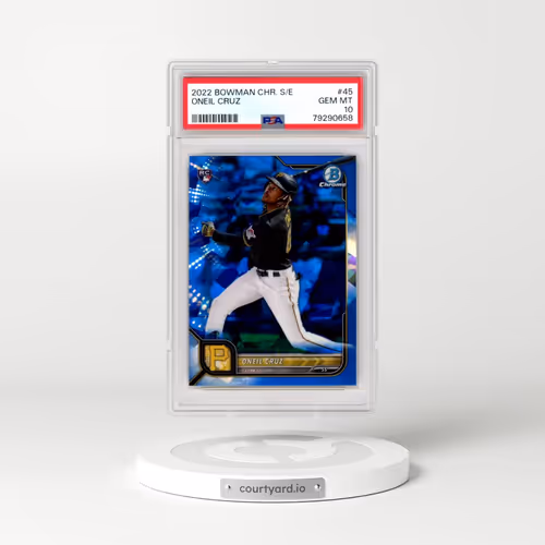 2022 Bowman Chrome Sapphire Edition #45 Oneil Cruz (PSA 10 GEM MINT)