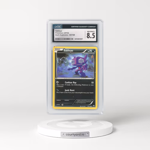 2012 Dark Explorers #62/108 Sableye (CGC 8.5 NM-MT+)