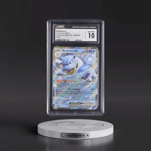 2023 Scarlet & Violet 151 - MEW EN #009/165 Blastoise ex - Holo (CGC 10 GEM MINT)