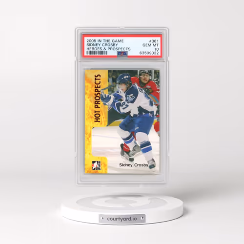 2005 In the Game Heroes & Prospects #361 Sidney Crosby (PSA 10 GEM MINT)