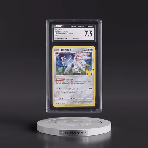 2021 Celebrations #021/025 Solgaleo - Holo (CGC 7.5 NM+)