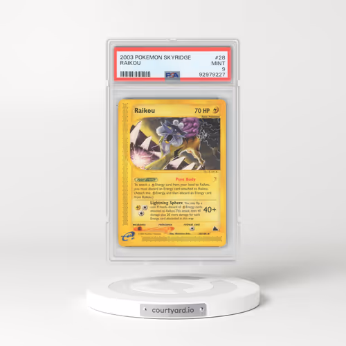 2003 Skyridge #28 Raikou (PSA 9 MINT)