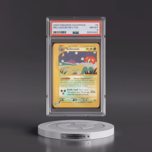 2003 Pokémon Aquapolis #5 Bellossom - Reverse Foil (PSA 8 NM-MT)