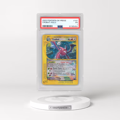 2003 Pokémon Skyridge #147 Crobat - Holo (PSA 1 PR)