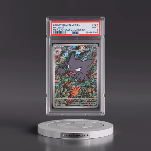 2025 Pokémon Mep EN-Me Black Star Promo #027 Haunter - Mega Gengar EX Mega Battle Deck (PSA 9 MINT)