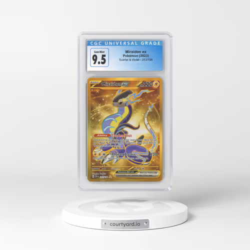 2023 Scarlet & Violet #253/198 Miraidon ex - Hyper Rare (CGC 10 GEM MINT)