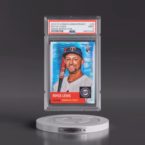 2022 Topps Chrome Platinum Anniversary #20 Royce Lewis - Prism Refractor (PSA 9 MINT)