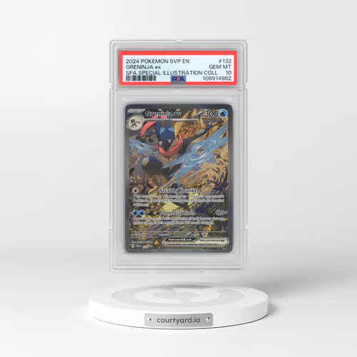 2024 Pokémon Svp EN-SV Black Star Promo #132 Greninja EX - Holo Shrouded Fable Special Illustration
