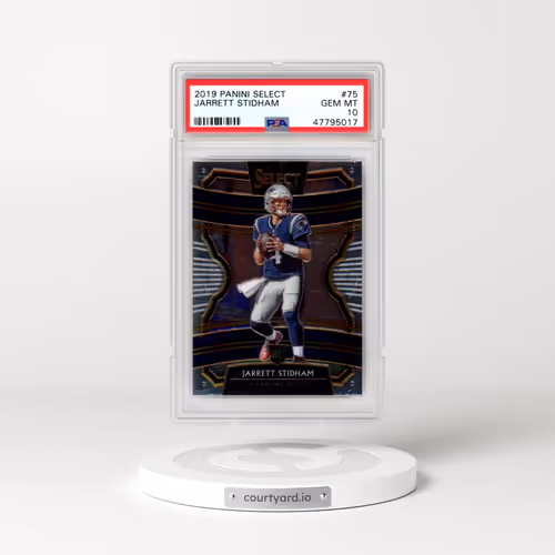 2019 Panini Select #75 Jarrett Stidham (PSA 10 GEM MINT)