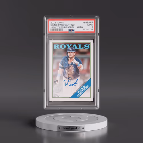 2023 Topps 1988 Topps Baseball Autographs #88BAVP Vinnie Pasquantino (PSA 9 MINT)