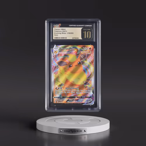 2021 Evolving Skies #018/203 Flareon VMAX - Holo (CGC 10 PRISTINE)
