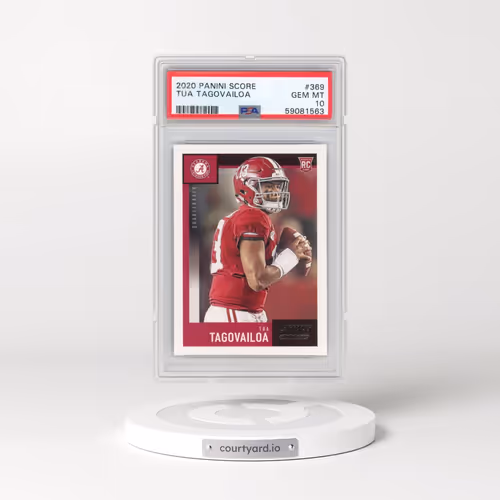 2020 Panini Score #369 Tua Tagovailoa (PSA 10 GEM MINT)