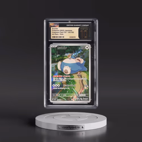 2023 Pokémon Card 151 #181/165 Snorlax - Art Rare Holo (CGC 10 PRISTINE)