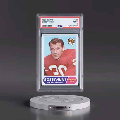 1968 Topps #122 Bobby Hunt (PSA 9 MINT)