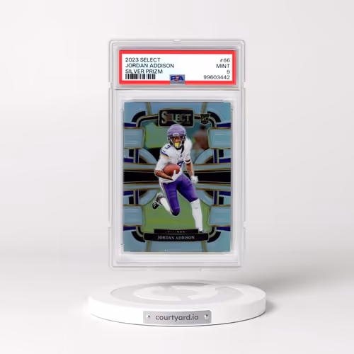 2023 Panini Select #66 Jordan Addison - Silver Prizm (PSA 9 MINT)