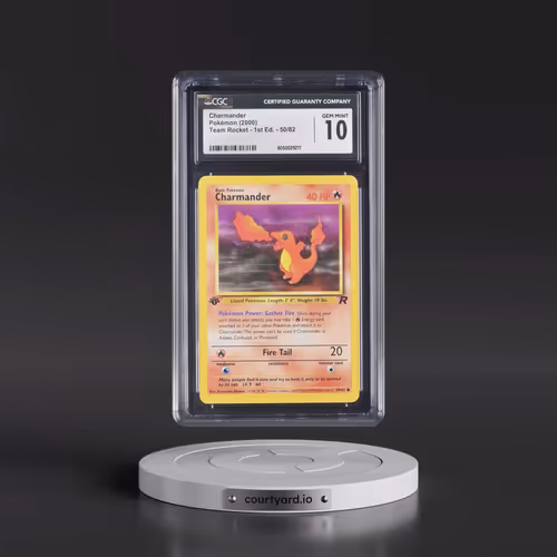 2000 Team Rocket #50/82 Charmander - 1st Edition 1st Edition (CGC 10 GEM MINT)