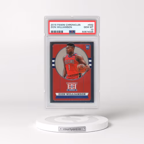 2019 Panini Chronicles #552 Zion Williamson (PSA 10 GEM MINT)