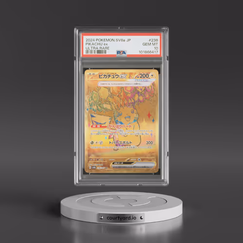 2024 Pokémon Sv8a-Terastal Fest EX #236 Pikachu EX - Holo Ultra Rare (PSA 10 GEM MINT)