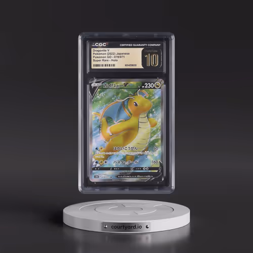 2022 Pokémon GO #078/071 Dragonite V - Super Rare Holo (CGC 10 PRISTINE)