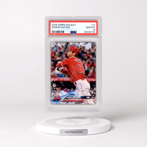 2018 Topps Holiday #17 Shohei Ohtani (PSA 10 GEM MINT)