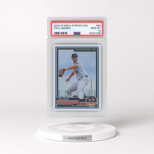 2023 Panini Stars & Stripes USA #80 Paul Skenes (PSA 10 GEM MINT)