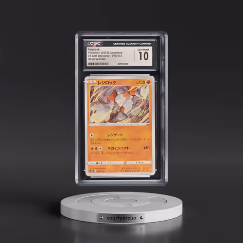 2022 VSTAR Universe #075/172 Regirock - Reverse Holo "Speckled" (CGC 10 GEM MINT)