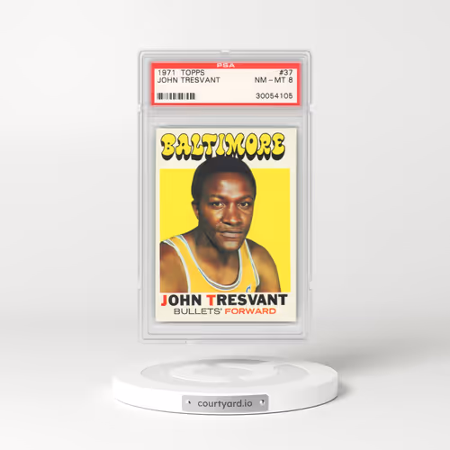 1971 Topps #37 John Tresvant (PSA 8 NM-MT)