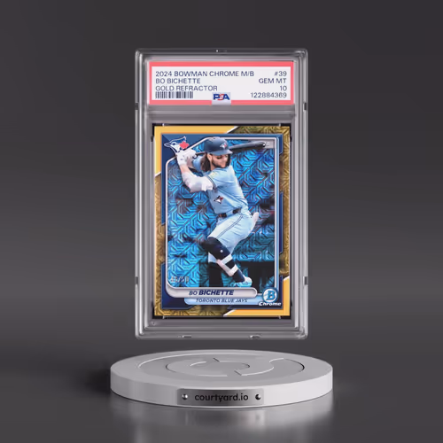 2024 Bowman Chrome Mega Box #39 Bo Bichette - Gold Refractor (PSA 10 GEM MINT)