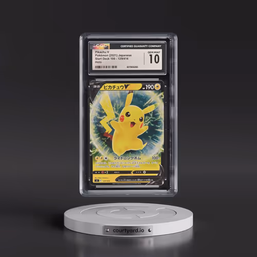 2021 Start Deck 100 #129/414 Pikachu V - Holo (CGC 10 GEM MINT)