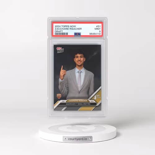 2024 Topps Now Draft #D1 Zaccharie Risacher (PSA 9 MINT)