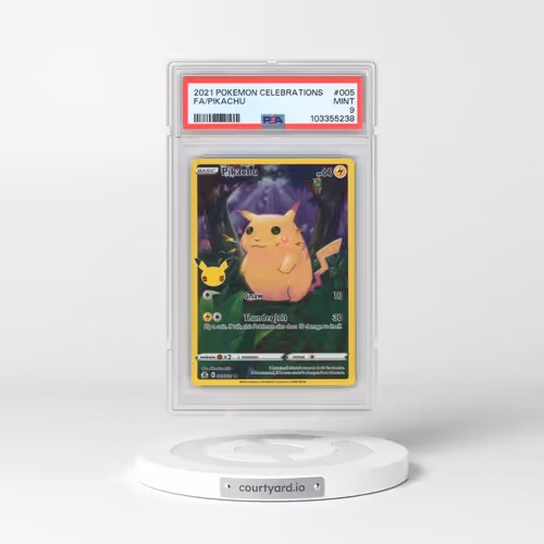 2021 Pokémon Celebrations #005 Pikachu - Full Art (PSA 9 MINT)