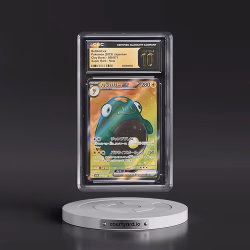 2023 Clay Burst #086/071 Bellibolt ex - Super Rare Holo (CGC 10 PRISTINE)