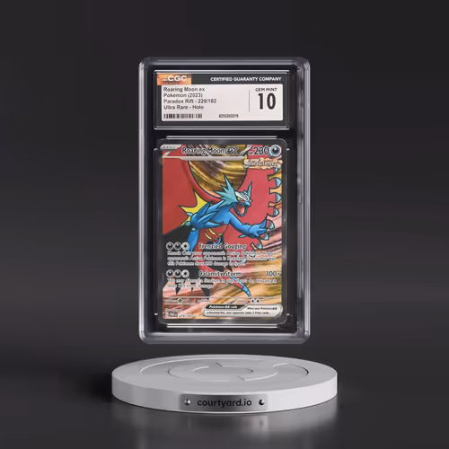 2023 Paradox Rift - PAR EN #229/182 Roaring Moon ex - Ultra Rare Holo (CGC 10 GEM MINT)