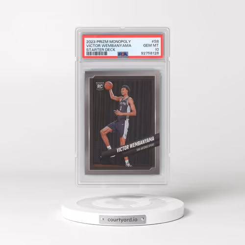 2023 Panini Prizm Monopoly Starter Deck #S8 Victor Wembanyama (PSA 10 GEM MINT)