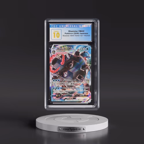 2020 Blastoise VMAX Starter Set #002/020 Blastoise VMAX - Holo (CGC 10 PRISTINE)